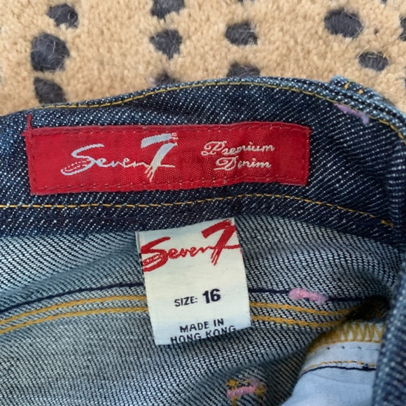 Seven 7 limited edition plus size stretch jeans. Worn‎  about 3x - Picture 3 of 8